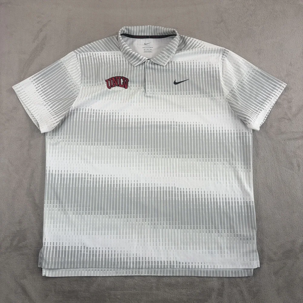 Nike Dri-FIT ADV Tiger Woods x UNLV Rebels Performance Golf Polo Shirt Men 2XL